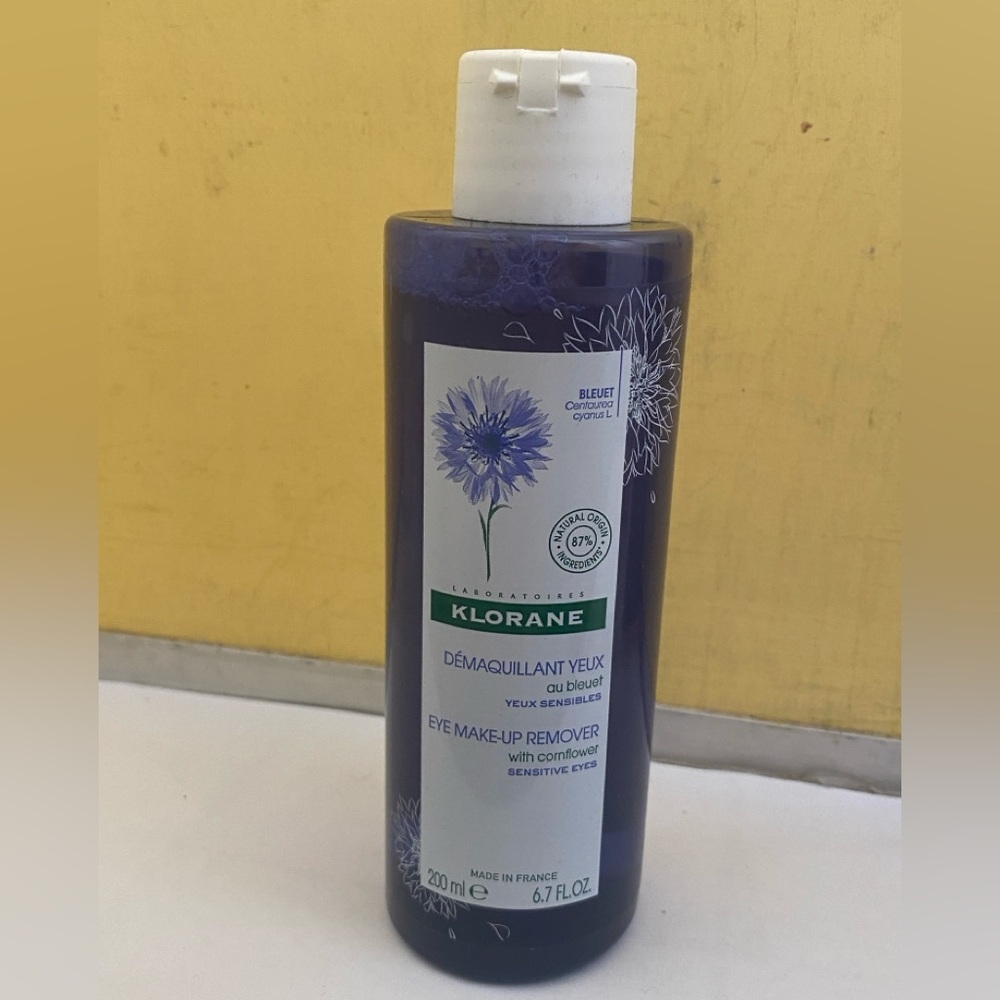 Klorane Eye Makeup Remover with Cornflower -New never used 200 ml